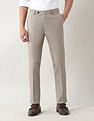 Arrow Slim Fit Textured Trousers