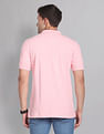 AD by Arvind Cotton Solid Polo Shirt