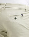 Arrow Sport Slim Fit Satin Textured Trousers
