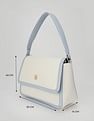 Tommy Hilfiger Solid Blue Pu Sling Bag