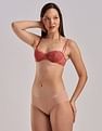 Calvin Klein Underwear Beige Solid Low Rise Panties