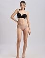 Calvin Klein Underwear Womens Beige Solid Panties