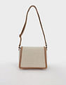 Tommy Hilfiger Solid Brown Polyester Sling Bags