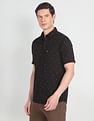 Arrow Sports Brand Print Twill Casual Shirt