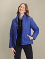 U.S. Polo Assn. Women High Neck Solid Padded Jacket