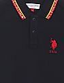 U.S. Polo Assn. Kids Boys Brand Tape Pique Polo Shirt