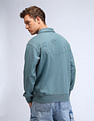 Flying Machine Brand Embossed Relaxed Fit Sweatshirt