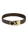 Calvin Klein Monogram Buckle Reversible Belt