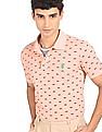 U.S. Polo Assn. All Over Print Cotton Polo Shirt
