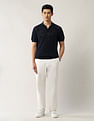 Arrow Newyork Textured Regular Fit Polo Shirt