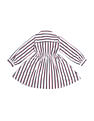 U.S. Polo Assn. Kids Girls Vertical Striped Corduroy Dress