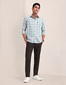 U.S. Polo Assn. Windowpane Checked Twill Shirt