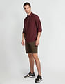 Arrow Sports Geometric Print Slim Fit Casual Shirt