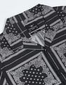 Flying Machine Motif Print Cotton Modal Shirt