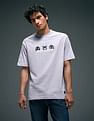 Flying Machine Graphic Printed Digitopia Relaxed T-Shirt