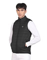 Flying Machine High Neck Sleeveless Padded Jacket