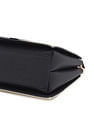Tommy Hilfiger Striped Black PU Hand Bag