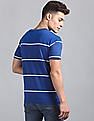GAP Men Blue Striper Neps Logo Tee