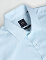 Arrow Short Sleeve Self Design Formal Shirt