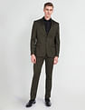 Arrow Self Design Two Piece Knit Suit
