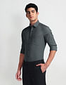 Arrow Self Design Manhattan Slim Fit Shirt