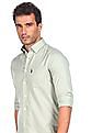 U.S. Polo Assn. Sage Button Down Solid Casual Shirt
