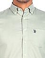 U.S. Polo Assn. Sage Button Down Solid Casual Shirt