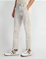 Arrow Sports Mid Rise Solid Trousers