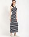 Tommy Hilfiger Cotton Crew Neck Midi Dress