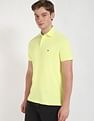 Tommy Hilfiger Solid Regular-Fit Cotton Polo Shirt