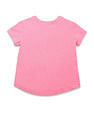 U.S. Polo Assn. Kids Girls Flock Print Relaxed Fit T-Shirt