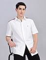 Tommy Hilfiger Solid Regular Fit Plain Woven Shirt
