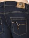 Flying Machine Stone Wash Slash Slim Tapered Fit Jeans
