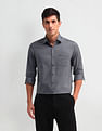 Arrow Slim Fit Dobby Printed Shirt