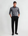Arrow Slim Fit Dobby Printed Shirt