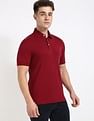 Tommy Hilfiger Solid Slim-Fit Cotton Polo Shirt