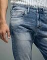 Flying Machine Slash Slim Tapered Fit Stone Washed Jeans