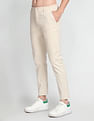 Flying Machine Slim Tapered Solid Trousers
