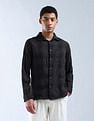 Flying Machine Regular Fit Plaid Checked Digitopia Shirt