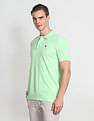 Arrow Sports Contrast Tipped Pique Polo Shirt