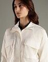 Tommy Hilfiger Relaxed Fit Nylon Spread Collar Windcheater Jacket