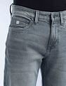 Flying Machine Freddie Slim Straight Fit Whiskered Jeans