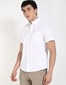 Tommy Hilfiger Solid Regular-Fit Cotton Shirt
