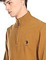U.S. Polo Assn. High Neck Solid Sweater
