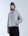 Flying Machine Solid Nylon Puffer Jacket