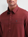 Arrow Sport Horizontal Striped Tailored Fit Shirt