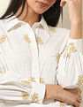 U.S. Polo Assn. Women Floral Embroidered Top
