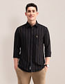 U.S. Polo Assn. Tailored Fit Twill Striped Shirt