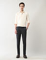 Arrow Newyork Mid Rise Slim Fit Autoflex Trousers