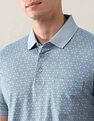 Arrow Geometric Printed Night Is Young Polo Shirt